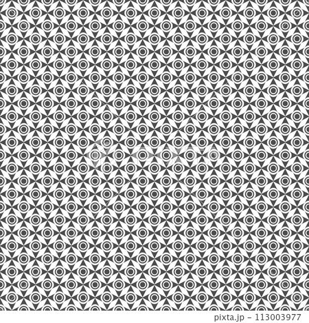 Seamless pattern of many geometric shapes. Seamless composition. A template for backgrounds, prints, textures, creative ideas for packaging, clothing and decorative elements Seamless pattern of many geometric shapes. Seamless composition. A template for backgrounds, prints, textures, creative ideas for packaging, clothing and decorative elements 113003977