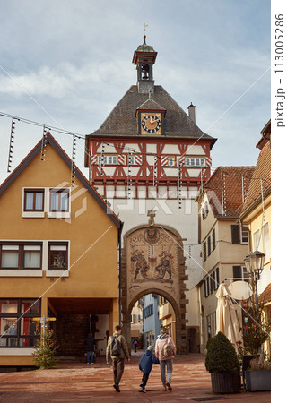 Autumn Stroll in Bietigheim-Bissingen: Family Bliss in Germany. Exploring Bietigheim-Bissingen: Family Autumn Adventure in Germany. Cherished Moments in Bietigheim-Bissingen: Family Autumn Memories in 113005286