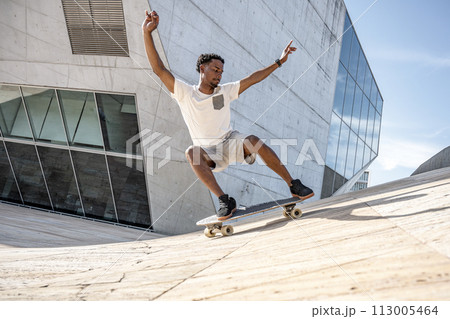 Surf skater training surfing moves Surf skater training surfing moves 113005464