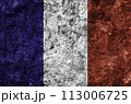 France grunge flag 113006725