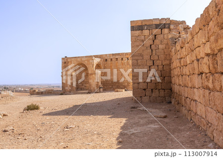 Qasr Al Hallabat desert castle, Jordan 113007914