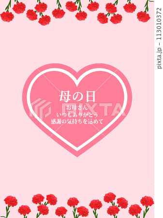母の日の背景素材 113010372
