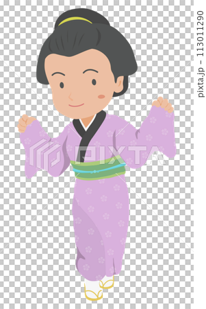 Town girl of the Edo period 113011290