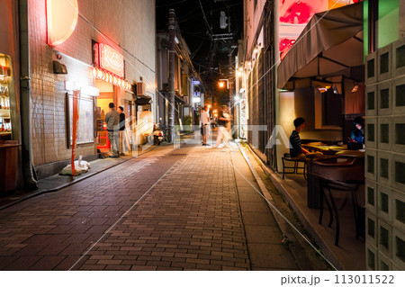夜の飲み屋街 113011522