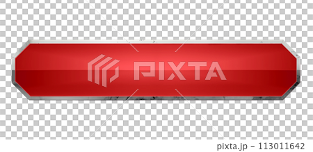 Luxurious red frame D Silver rim 113011642