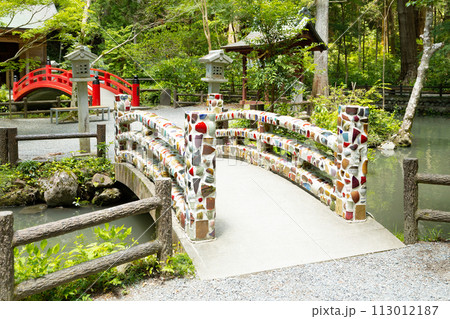 遠江国一宮 小國神社 宗像社に向かう森山焼の橋 遠江国一宮 小國神社 宗像社に向かう森山焼の橋 113012187