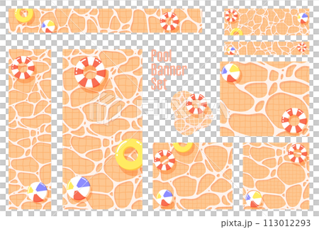 Banner set_pool_sunset 113012293