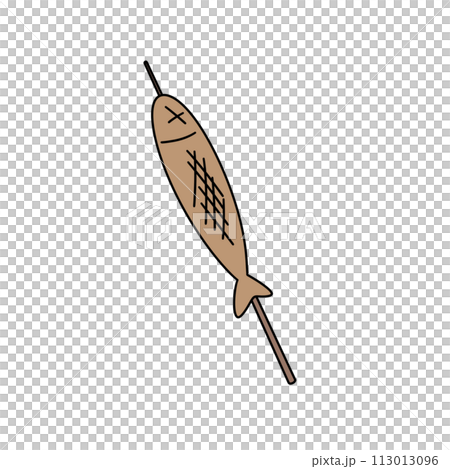 A stick with a fish on it A stick with a fish on it 113013096