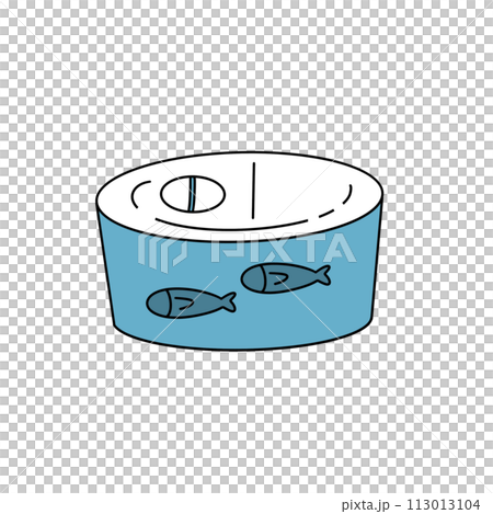 A can of fish food with two fish on it 113013104