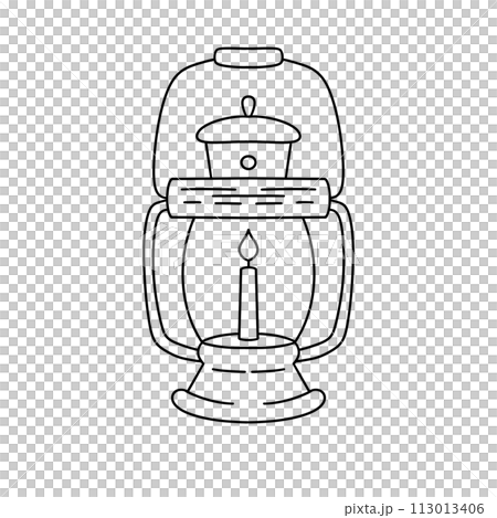 A lantern with a candle inside A lantern with a candle inside 113013406