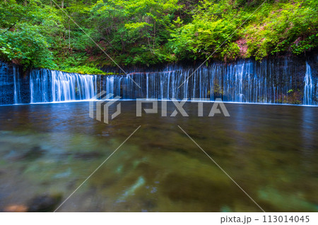 白糸の滝(軽井沢) 白糸の滝(軽井沢) 113014045