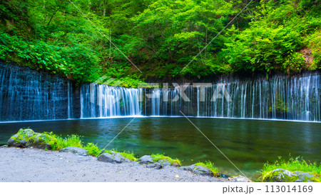 白糸の滝(軽井沢) 白糸の滝(軽井沢) 113014169