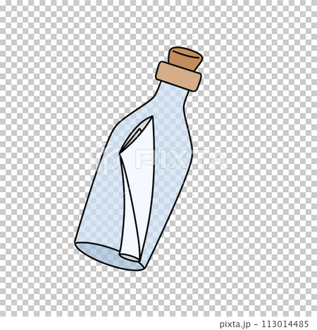 Super cute cartoon letter bottle 113014485