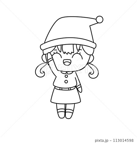 A girl in a white dress is holding her hand up in the air and smiling A girl in a white dress is holding her hand up in the air and smiling 113014598