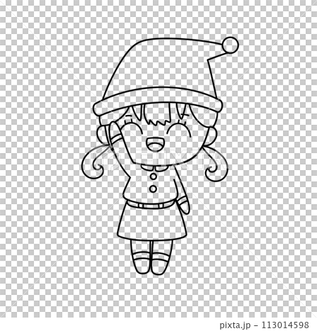 A girl in a white dress is holding her hand up in the air and smiling A girl in a white dress is holding her hand up in the air and smiling 113014598