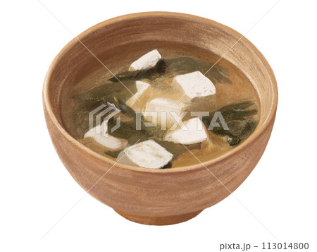 豆腐とわかめの味噌汁 豆腐とわかめの味噌汁 113014800
