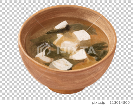豆腐とわかめの味噌汁 豆腐とわかめの味噌汁 113014800