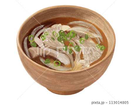 舞茸と玉ねぎの味噌汁 113014805