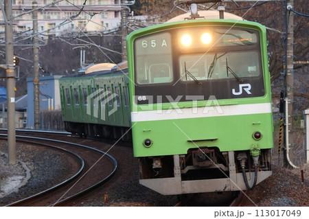 【JR西日本】201系(大和路線:高井田駅) 【JR西日本】201系(大和路線:高井田駅) 113017049