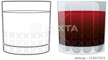 Crystal Glass Half Full or Empty Crystal Glass Half Full or Empty 113017672