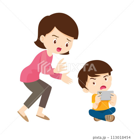 parent angry to kid addicted phone parent angry to kid addicted phone 113018454