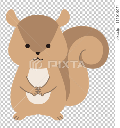 可愛松鼠的向量圖。圖示、動物 113019074