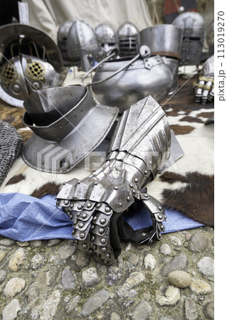 Protection and security detail for medieval knights 113019270