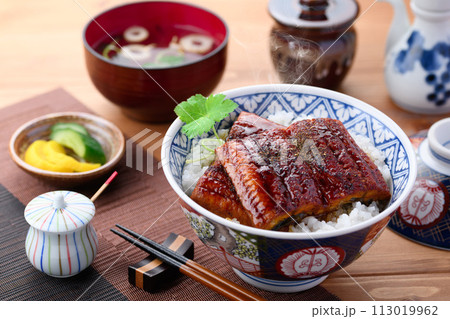 うな丼 うなぎの蒲焼 うな丼 うなぎの蒲焼 113019962