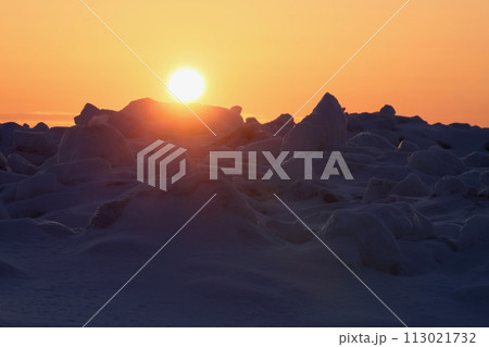 北海道佐呂間海岸朝暘景 北海道佐呂間海岸朝暘景 113021732