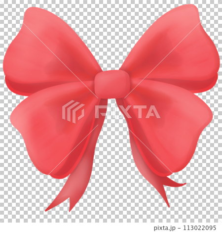 red ribbon on a white background red ribbon on a white background 113022095