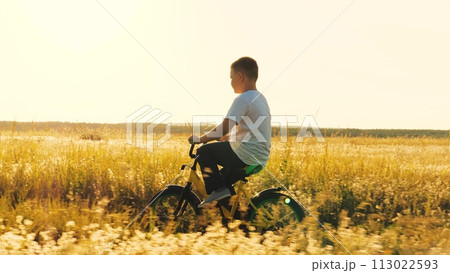happy boy learning ride bicycle park, child schoolboy son rides bicycle sunset, happy family, cardio exercise machine, healthy active game child schoolboy sunset, spin wheel, turn foot pedal, son happy boy learning ride bicycle park, child schoolboy son rides bicycle sunset, happy family, cardio exercise machine, healthy active game child schoolboy sunset, spin wheel, turn foot pedal, son 113022593