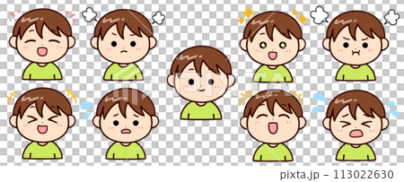 男孩的表情組情緒 113022630