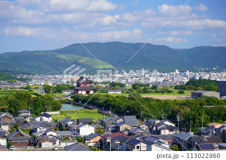 奈良市観光地一望・西大寺より望む 113022860