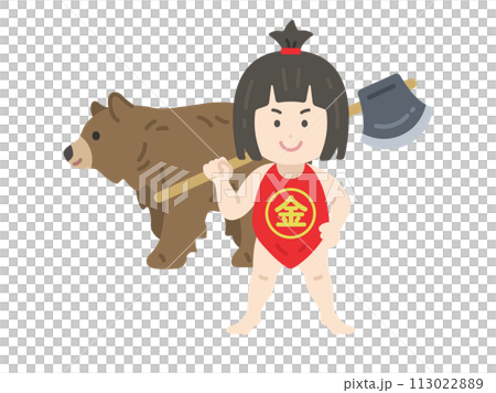 金太郎和熊的意想不到的插圖 113022889