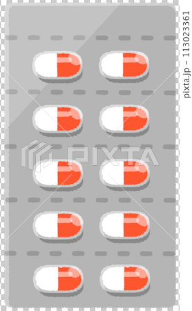カプセルの包装シート 113023361