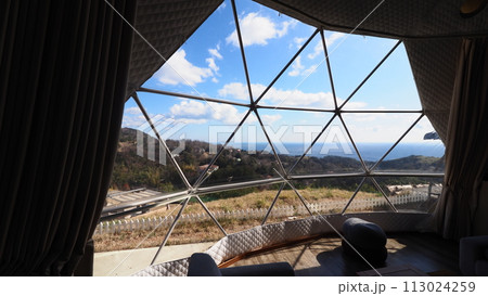 グランピング ドーム型テント グランピング ドーム型テント 113024259