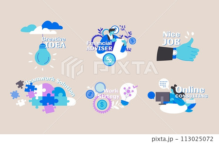 Business work concept with special offer promo 113025072