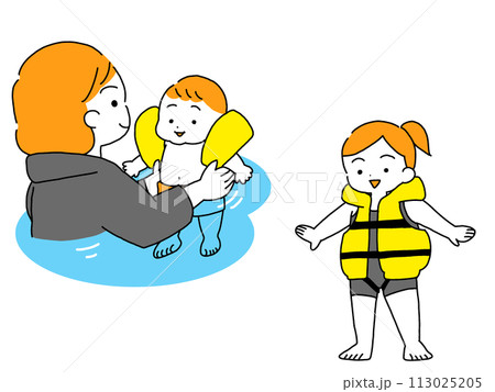 水中における子供の安全対策 113025205