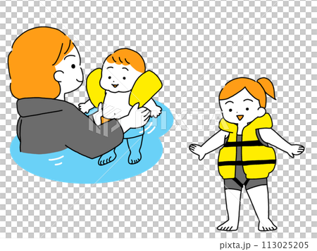 水中における子供の安全対策 113025205