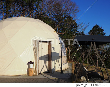 グランピング ドーム型テント グランピング ドーム型テント 113025329