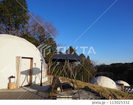 グランピング ドーム型テント グランピング ドーム型テント 113025332