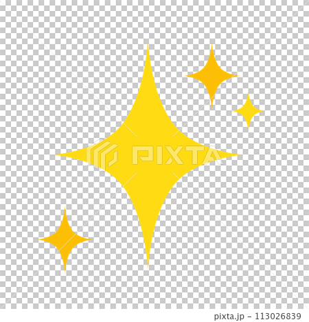 キラキラ　イラスト素材 113026839