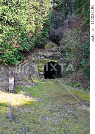 廃止閉鎖された鐘ヶ坂隧道（明治・昭和のトンネル）の様子 113028199