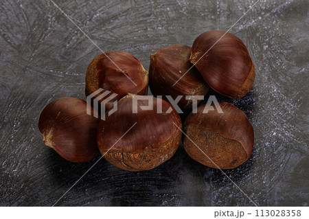 Tasty delicous brown natural Chestnut Tasty delicous brown natural Chestnut 113028358