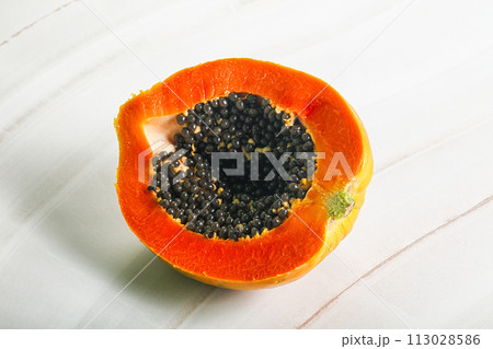 Tropical exotic sweet fruit - Papaya 113028586