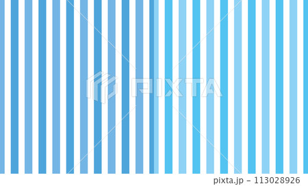 二色使いストライプのシームレスパターン/ペアセット/ブルー 113028926