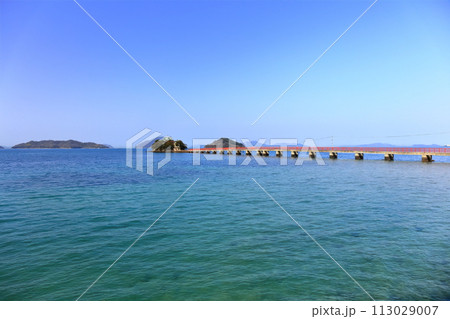 【香川県】 晴天の津嶋神社(子供の神様) 【香川県】 晴天の津嶋神社(子供の神様) 113029007