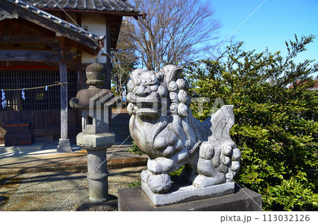 埼玉県神川町元阿保の阿保神社 埼玉県神川町元阿保の阿保神社 113032126