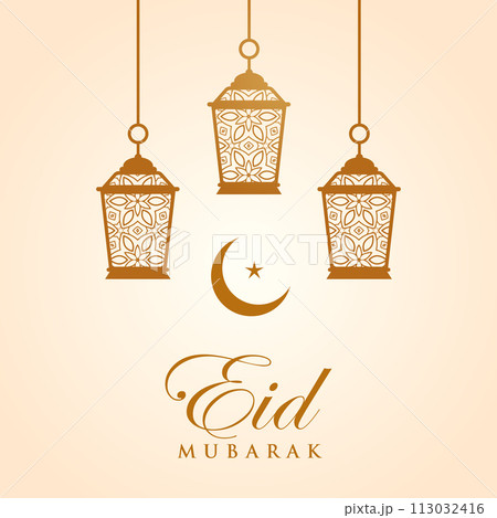 Eid al-Fitr, Ramadhan decorative greeting card Eid al-Fitr, Ramadhan decorative greeting card 113032416
