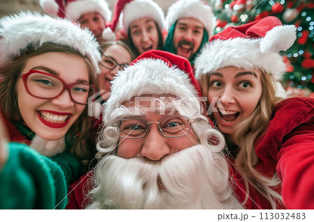 Santa Selfie, Elves, Fun, Workshop, Festive Hats 113032483